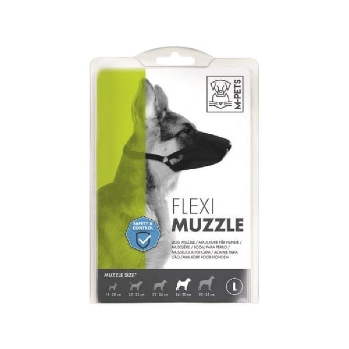 M-Pets Flexi Ayarlanabilir Bez Köpek Ağızlığı Large M-Pets Flexi Ayarlanabilir Bez Köpek Ağızlığı Large