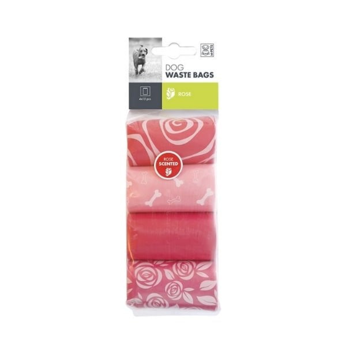 M-Pets Waste Bag Gül Kokulu Köpek Dışkı Toplama Poşeti 8x15 Adet M-Pets Waste Bag Gül Kokulu Köpek Dışkı Toplama Poşeti 8x15 Adet
