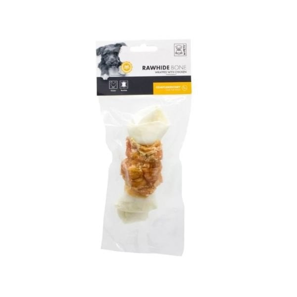 M-Pets Wrapped Tavuklu Çiğneme Kemiği Köpek Ödülü 97 Gr
