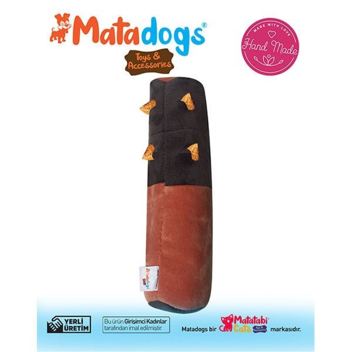 Mata Dogs Rull Rulo Şekilli Köpek Oyuncağı 22 Cm Mata Dogs Rull Rulo Şekilli Köpek Oyuncağı 22 Cm