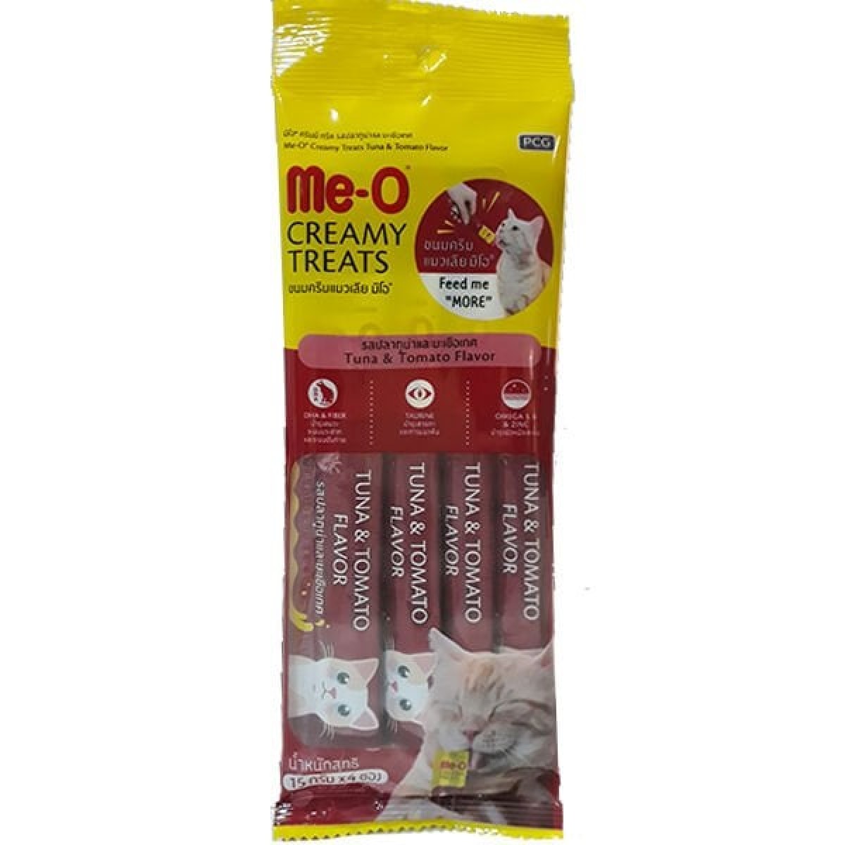 Meo Creamy Ton Balıklı ve Domatesli Kedi Ödül Maması 4x15 Gr Meo Creamy Ton Balıklı ve Domatesli Kedi Ödül Maması 4x15 Gr