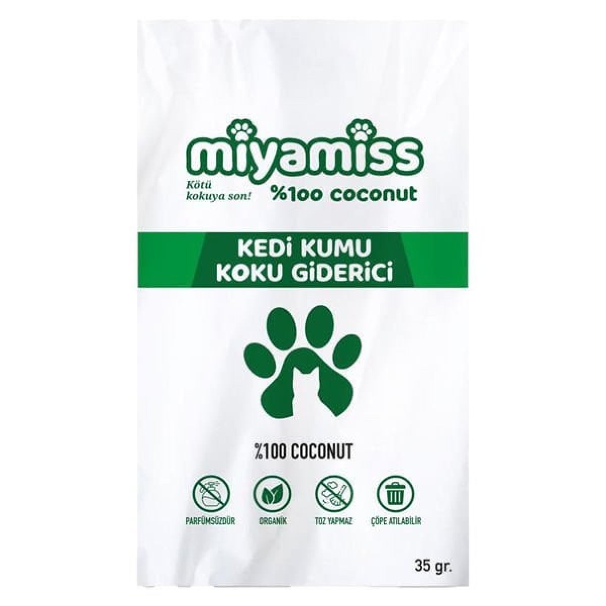 Miyamiss Coconut Kedi Kumu Giderici 35 Gr Miyamiss Coconut Kedi Kumu Giderici 35 Gr