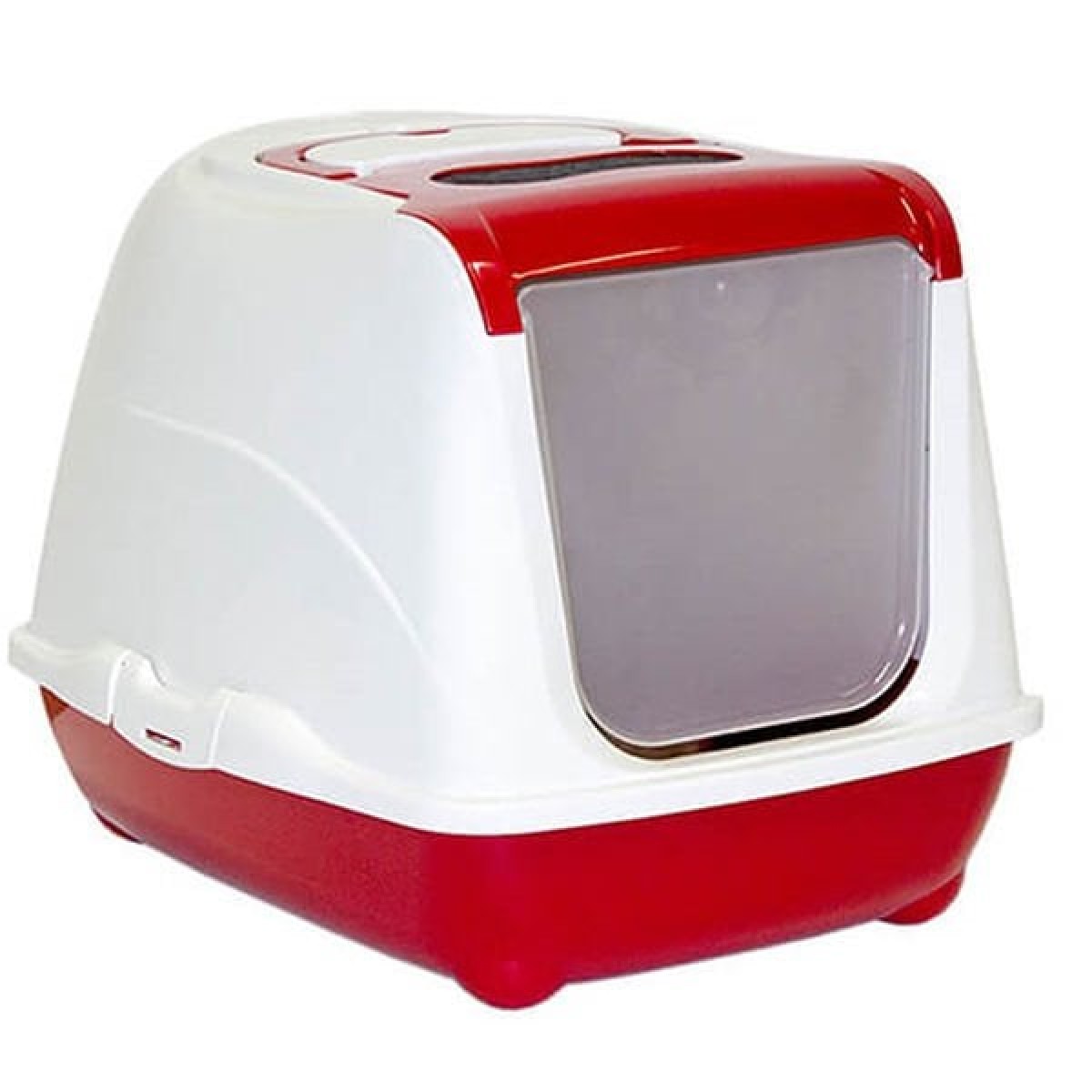 Moderna Flip Kapalı Kedi Tuvaleti Kırmızı 50 Cm Moderna Flip Kapalı Kedi Tuvaleti Kırmızı 50 Cm