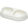 Moderna Sensibowl İkili Mama ve Su Kabı Beyaz 2x200 Ml Moderna Sensibowl İkili Mama ve Su Kabı Beyaz 2x200 Ml