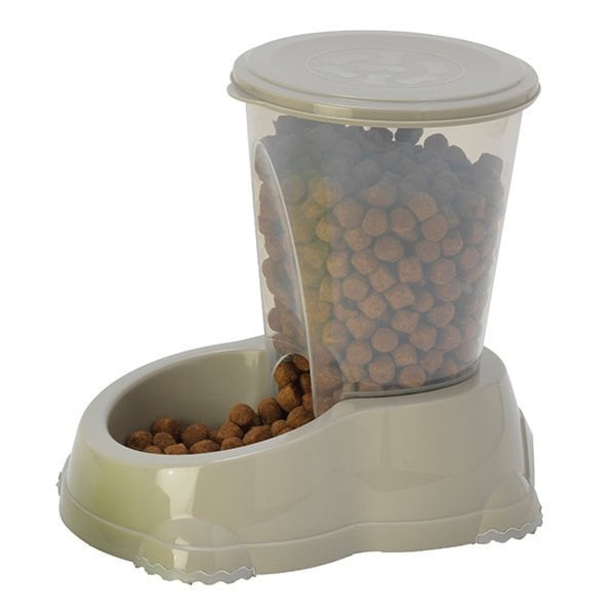 Moderna Smart Kedi ve Köpek Saklamalı Mama Kabı Gri 1.5 Lt Moderna Smart Kedi ve Köpek Saklamalı Mama Kabı Gri 1.5 Lt