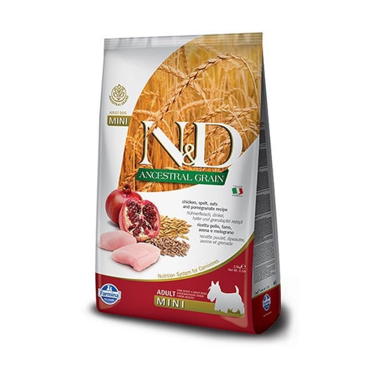 N&D Düşük Tahıllı Tavuk ve Narlı Küçük Irk Yetişkin Köpek Maması 2.5 Kg N&D Düşük Tahıllı Tavuk ve Narlı Küçük Irk Yetişkin Köpek Maması 2.5 Kg