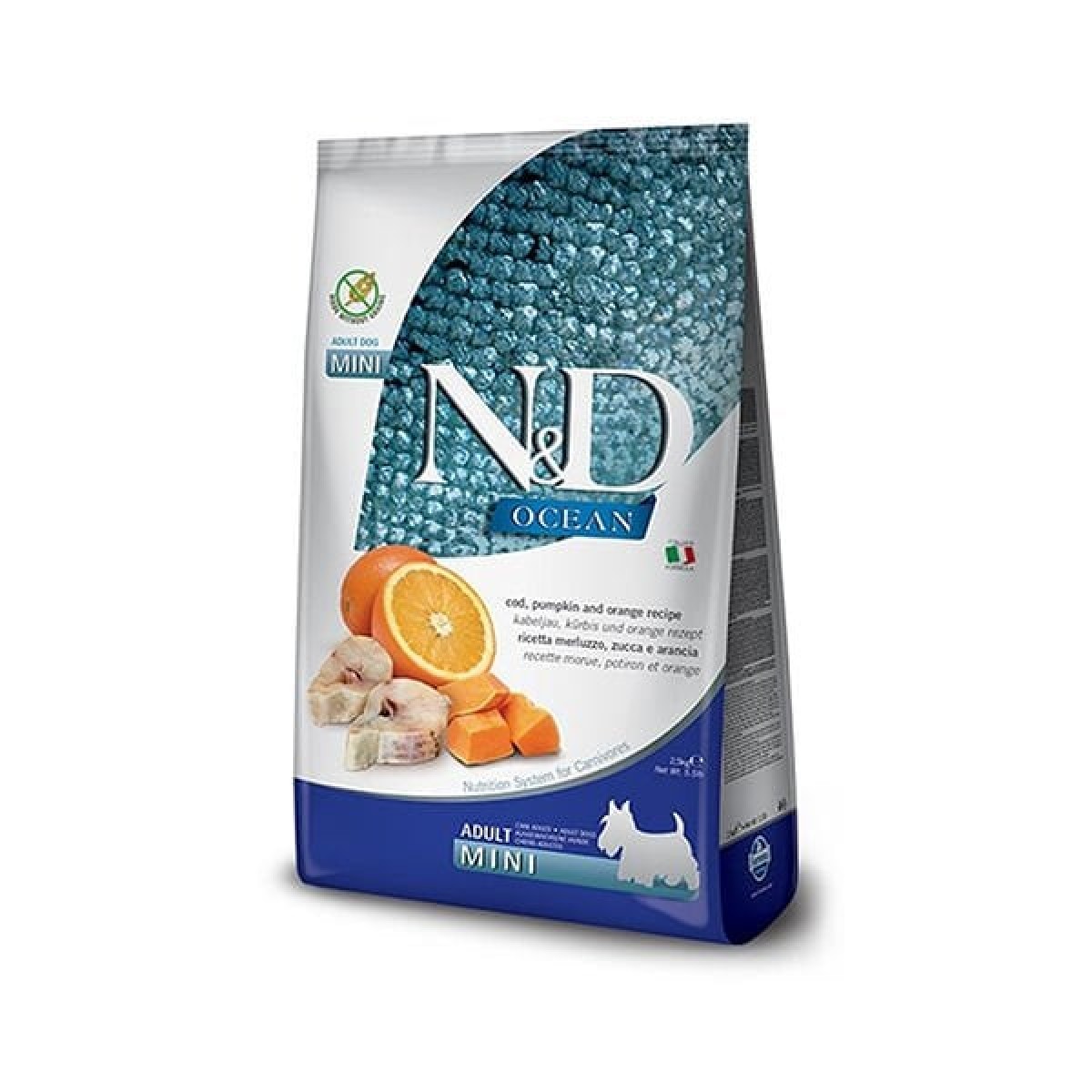 N&D Ocean Balıklı ve Balkabaklı Tahılsız Küçük Irk Yetişkin Köpek Maması 2.5 Kg N&D Ocean Balıklı ve Balkabaklı Tahılsız Küçük Irk Yetişkin Köpek Maması 2.5 Kg
