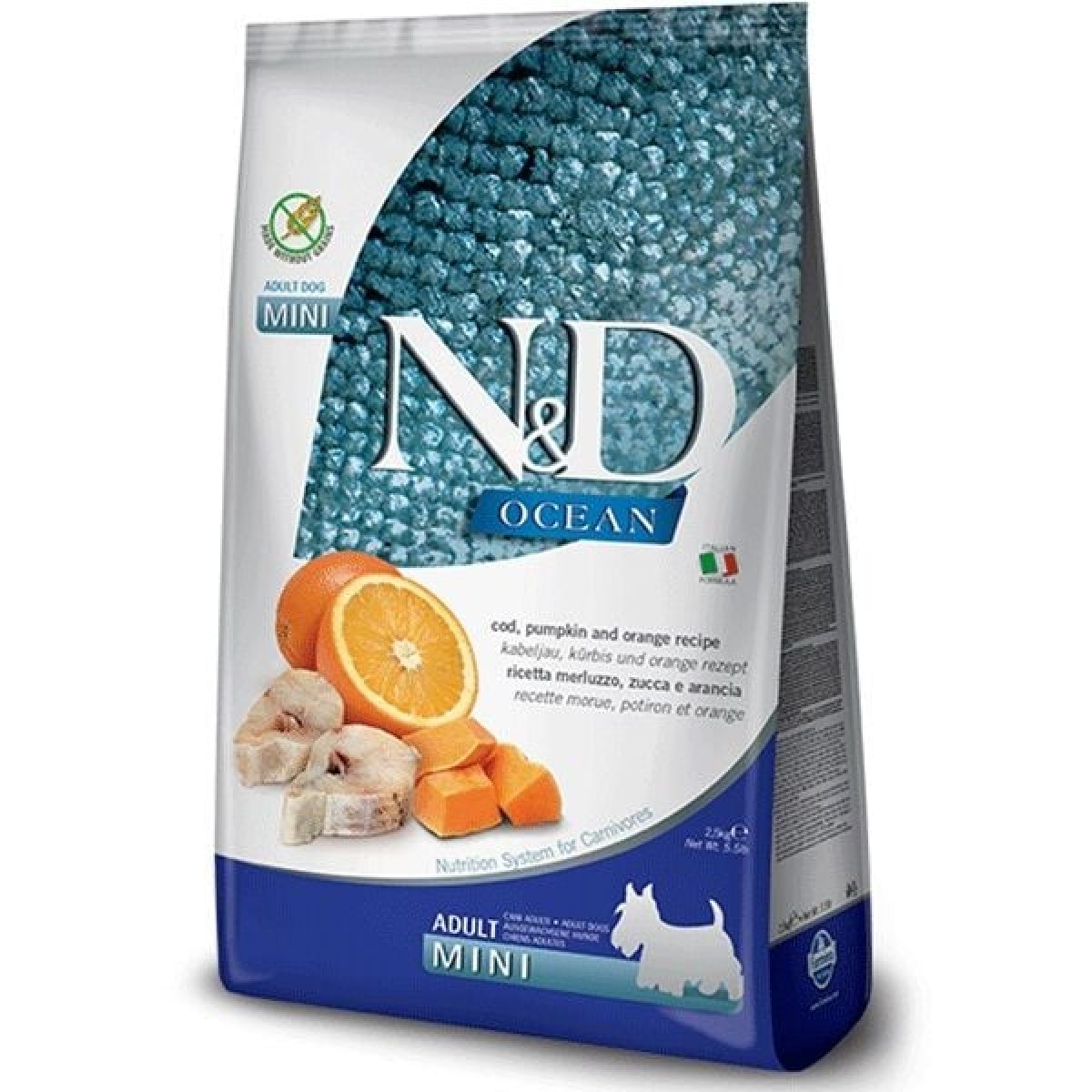 N&D Ocean Balıklı ve Balkabaklı Tahılsız Küçük Irk Yetişkin Köpek Maması 7 Kg N&D Ocean Balıklı ve Balkabaklı Tahılsız Küçük Irk Yetişkin Köpek Maması 7 Kg