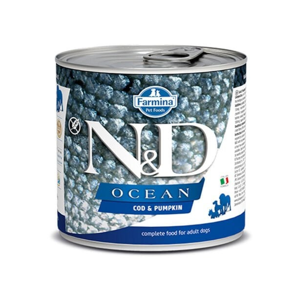 N&D Ocean Morina Balıklı ve Balkabaklı Konserve Köpek Maması 285 Gr