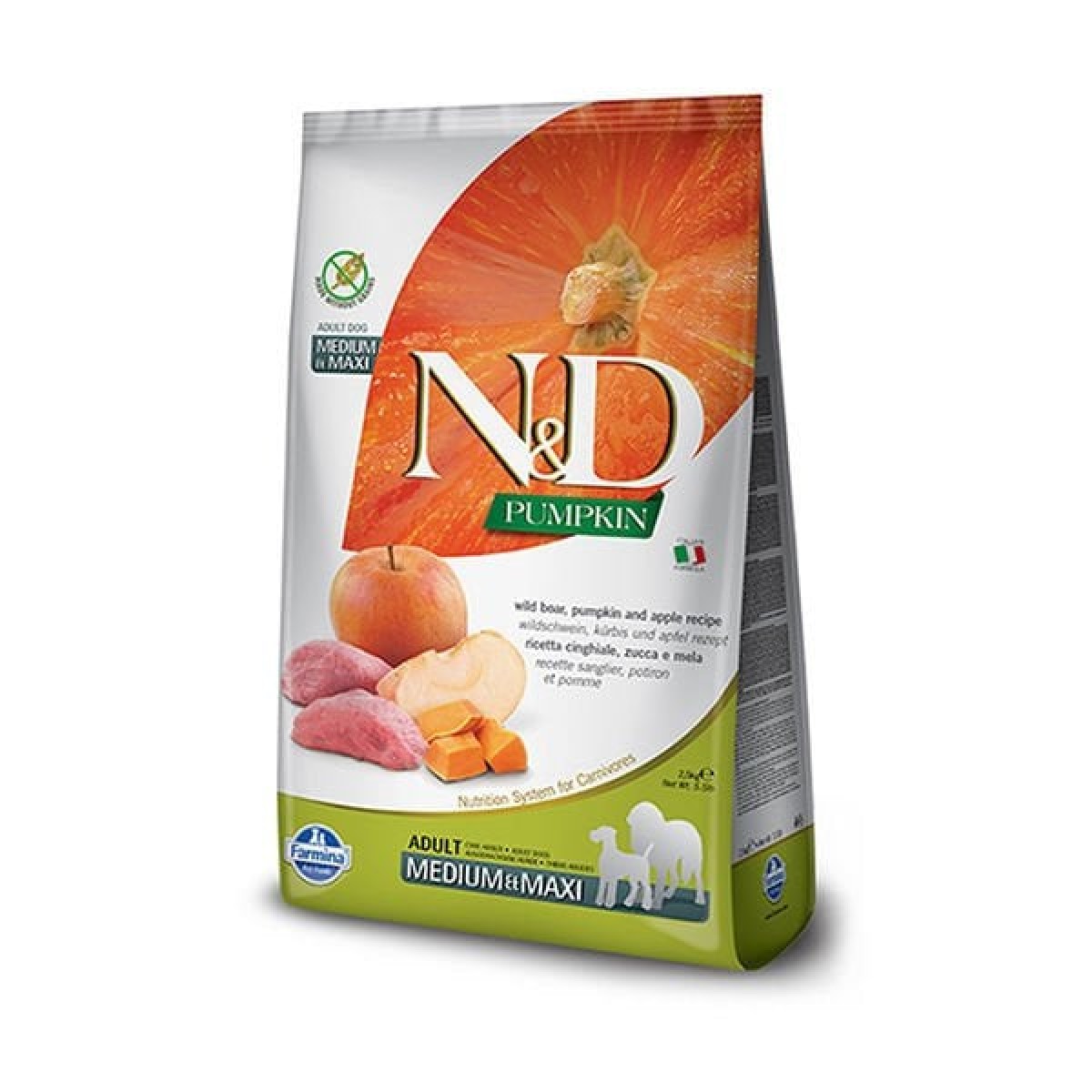 N&D Pumpkin Balkabaklı Domuzlu Orta ve Büyük Irk Yetişkin Köpek Maması 2.5 Kg N&D Pumpkin Balkabaklı Domuzlu Orta ve Büyük Irk Yetişkin Köpek Maması 2.5 Kg