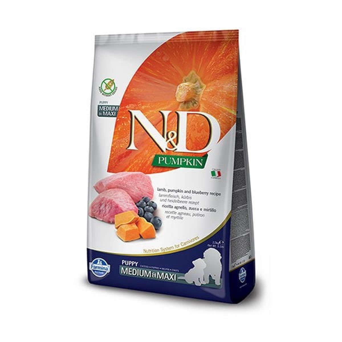 N&D Pumpkin Balkabaklı Kuzu Etli Orta ve Büyük Irk Yavru Köpek Maması 12 Kg N&D Pumpkin Balkabaklı Kuzu Etli Orta ve Büyük Irk Yavru Köpek Maması 12 Kg