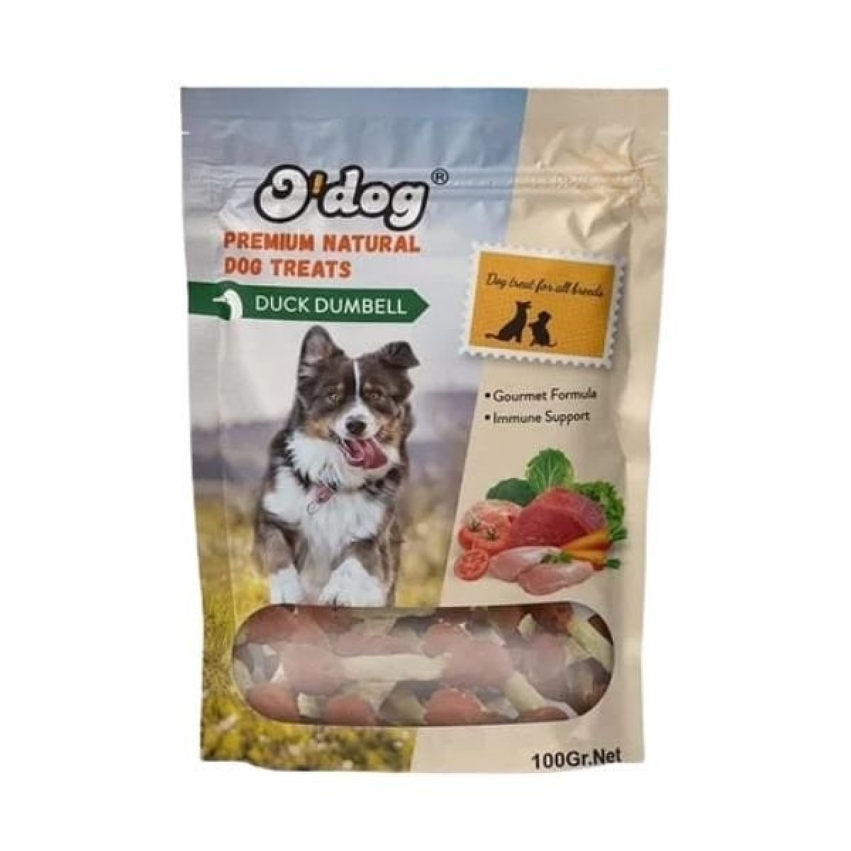 O Dog Ördek Etli Dumbell Köpek Ödül Maması 100 Gr O Dog Ördek Etli Dumbell Köpek Ödül Maması 100 Gr