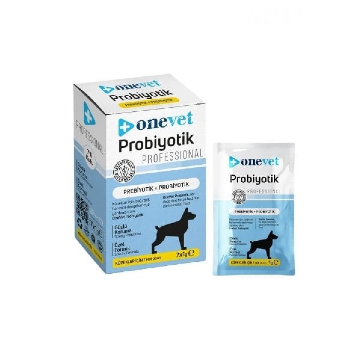 OneVet Sindirim ve Bağışıklık Güçlendirici Köpekler için Probiyotik Saşe 1 Gr 30 Adet OneVet Sindirim ve Bağışıklık Güçlendirici Köpekler için Probiyotik Saşe 1 Gr 30 Adet