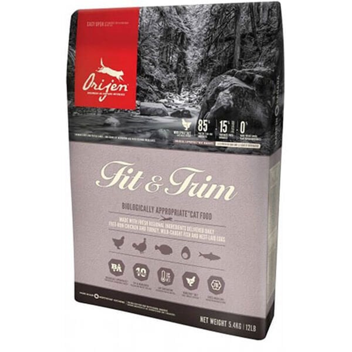 Orijen Fit-Trim Tahılsız Kilo Kontrolü için Diyet Kedi Maması 5.4 Kg Orijen Fit-Trim Tahılsız Kilo Kontrolü için Diyet Kedi Maması 5.4 Kg
