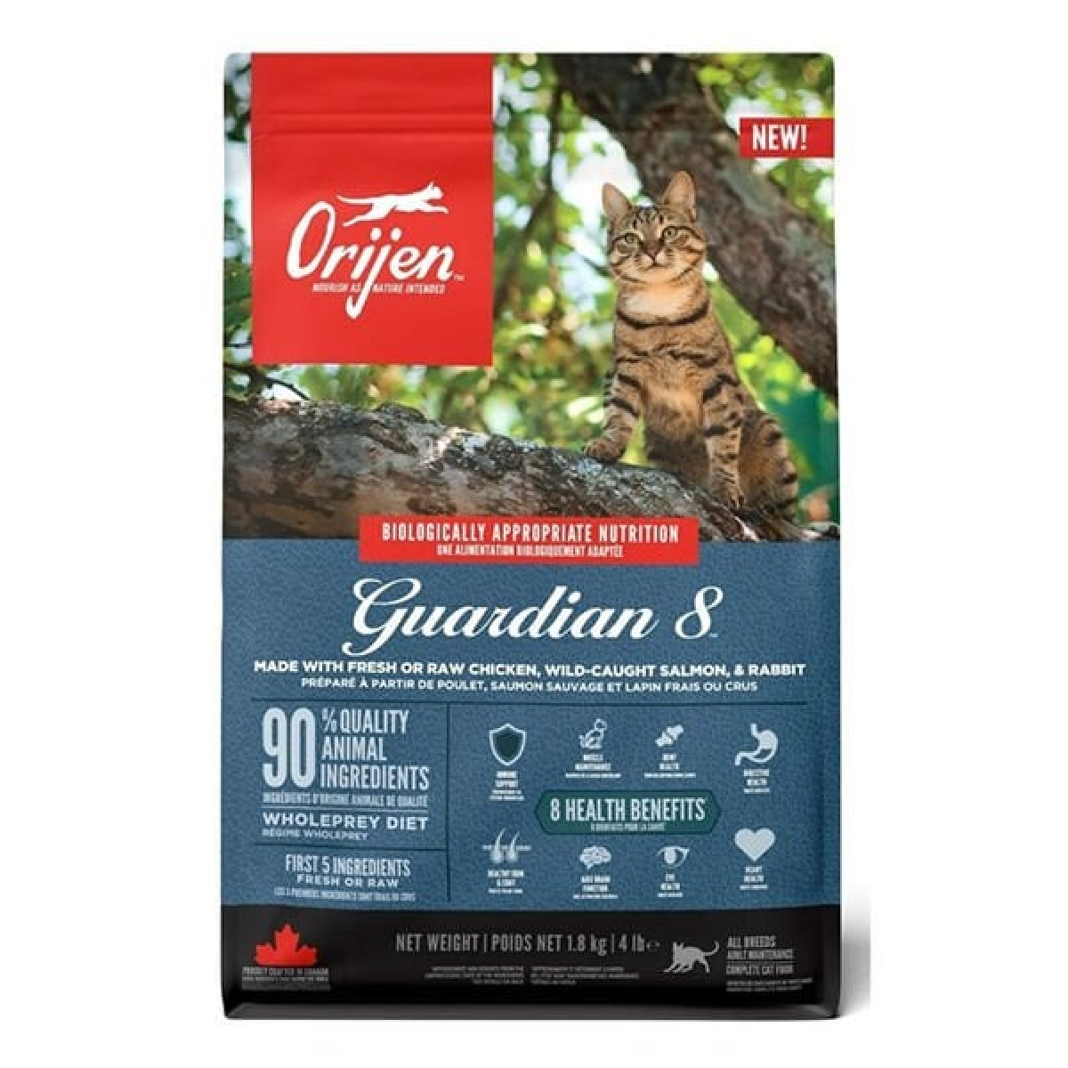 Orijen Guardian 8 Koruyucu Yetişkin Kedi Maması 1.8 Kg Orijen Guardian 8 Koruyucu Yetişkin Kedi Maması 1.8 Kg