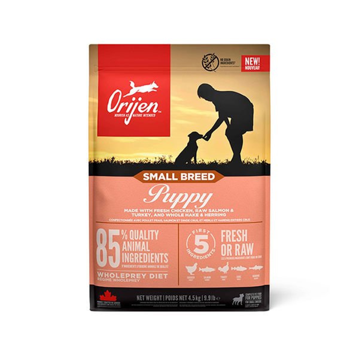 Orijen Puppy Small Breed Tavuk Somon ve Hindi Etli Küçük Irk Yavru Köpek Maması 4.5 Kg Orijen Puppy Small Breed Tavuk Somon ve Hindi Etli Küçük Irk Yavru Köpek Maması 4.5 Kg
