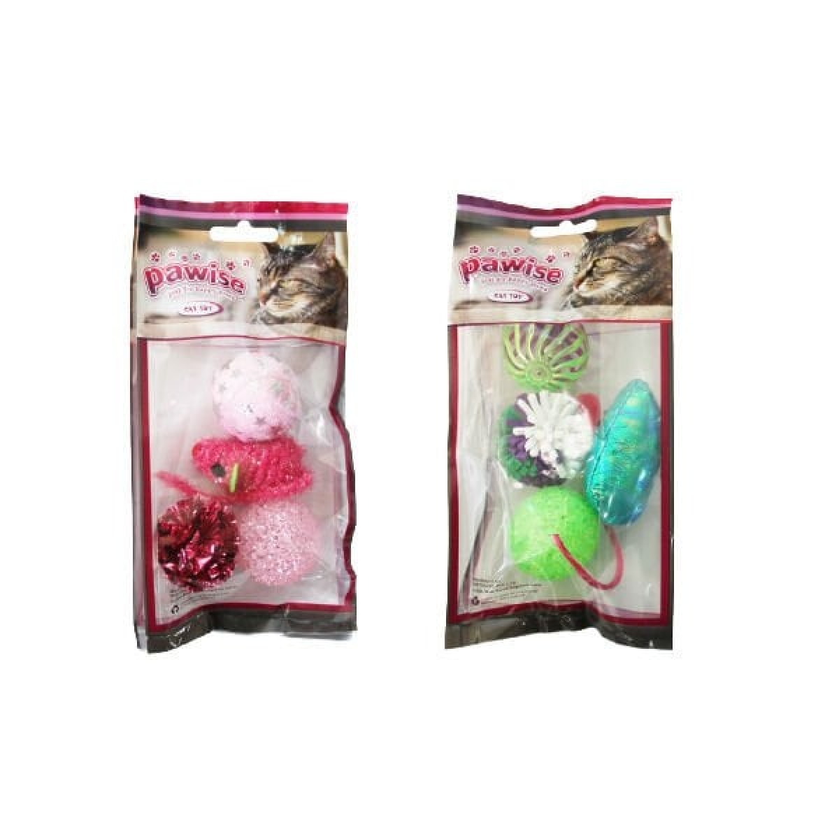 Pawise Çıngıraklı Kristal Top ve Peluş Kedi Oyuncağı Seti 4 Adet Pawise Çıngıraklı Kristal Top ve Peluş Kedi Oyuncağı Seti 4 Adet