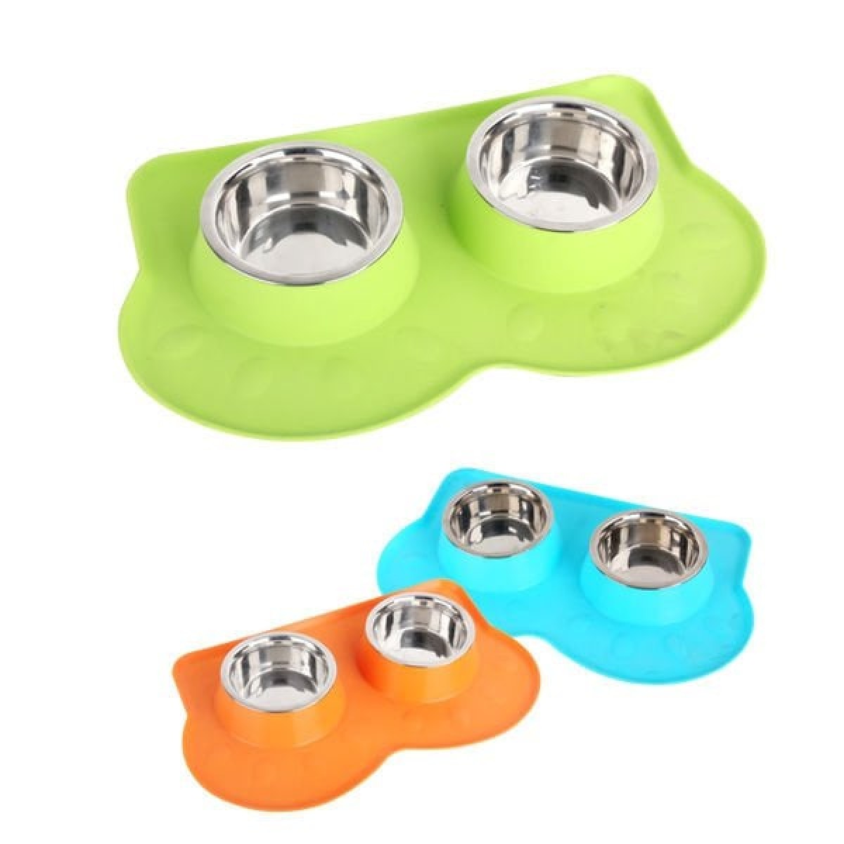 Pawise Melamin İkili Kedi ve Köpek Mama ve Su Kabı 350 Ml Pawise Melamin İkili Kedi ve Köpek Mama ve Su Kabı 350 Ml