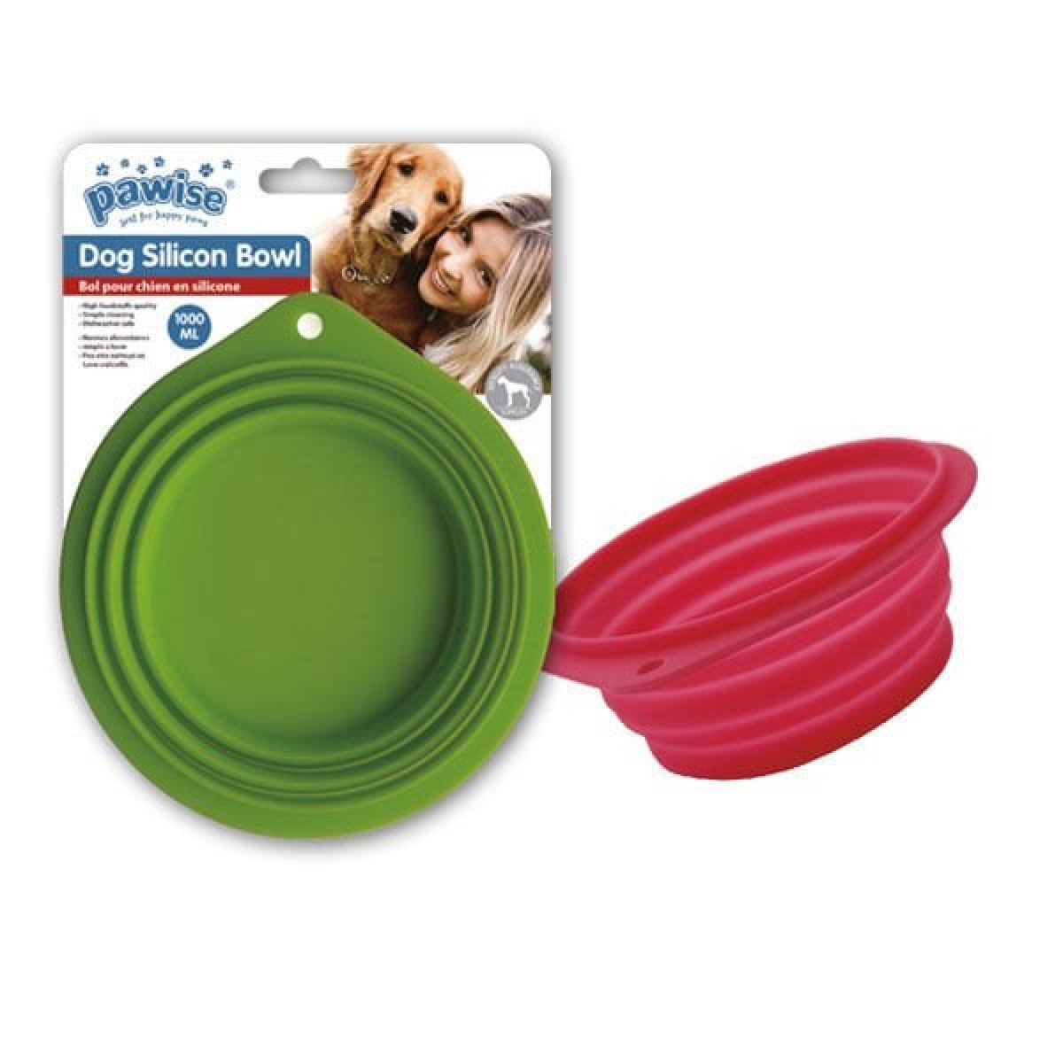 Pawise Silikon Köpek Mama ve Su Kabı 2000 Ml Pawise Silikon Köpek Mama ve Su Kabı 2000 Ml