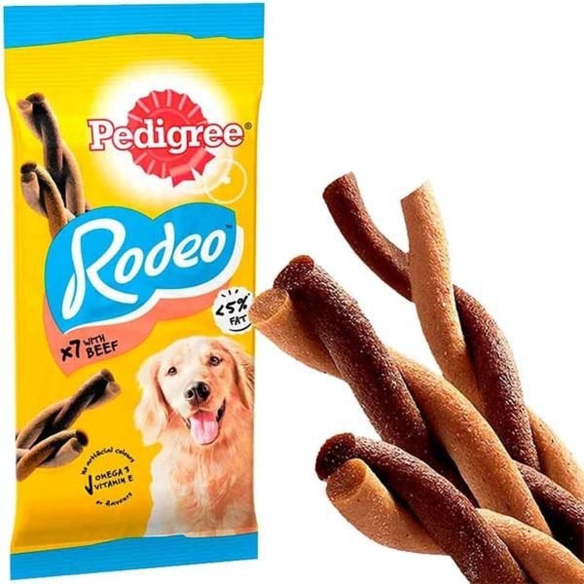 Pedigree Rodeo Sığır Etli Köpek Ödül Maması 123 Gr Pedigree Rodeo Sığır Etli Köpek Ödül Maması 123 Gr