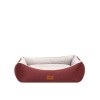 Peggy Lola Köpek Yatağı Bej Bordo Small 50x38x25 Cm Peggy Lola Köpek Yatağı Bej Bordo Small 50x38x25 Cm