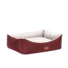 Peggy Lola Köpek Yatağı Bej Bordo Small 50x38x25 Cm Peggy Lola Köpek Yatağı Bej Bordo Small 50x38x25 Cm