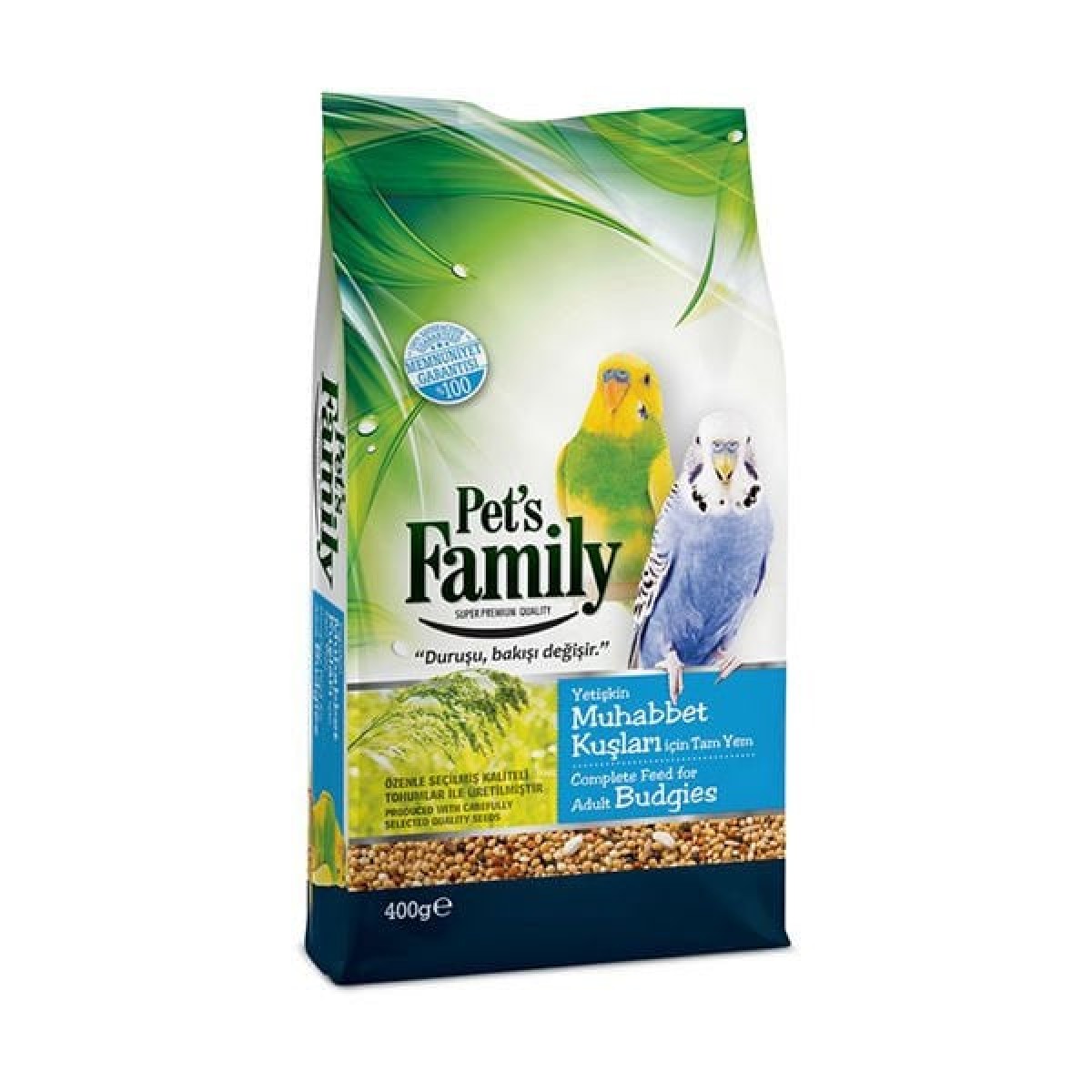Pets Family Muhabbet Kuşu Yemi 400 Gr Pets Family Muhabbet Kuşu Yemi 400 Gr