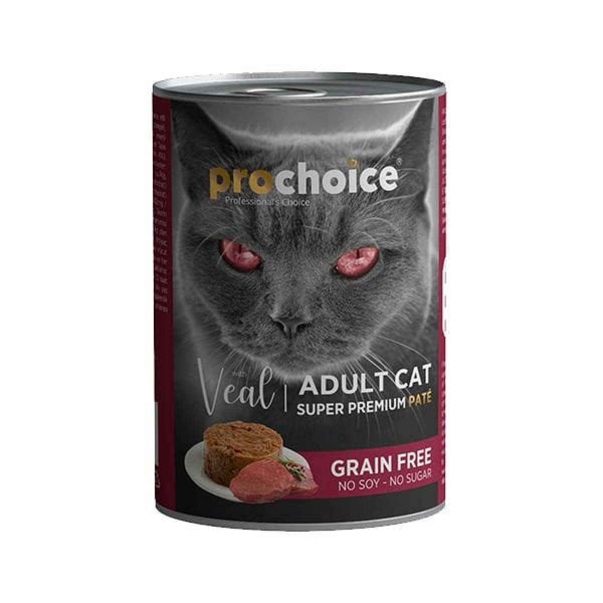 Pro Choice Adult Dana Etli Ezme Yetişkin Konserve Kedi Maması 400 Gr Pro Choice Adult Dana Etli Ezme Yetişkin Konserve Kedi Maması 400 Gr
