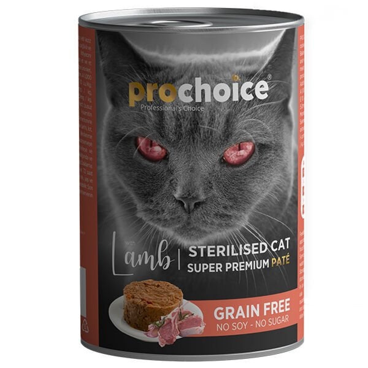 Pro Choice Sterilised Kuzulu Kısırlaştırılmış Konserve Kedi Maması 400 Gr Pro Choice Sterilised Kuzulu Kısırlaştırılmış Konserve Kedi Maması 400 Gr