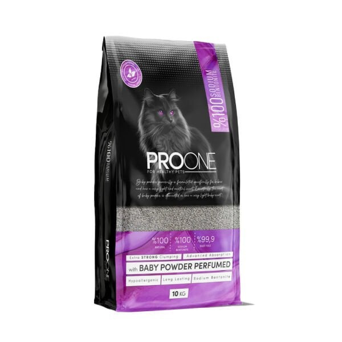 Pro One Hypoallergenic Bebek Pudrası Kokulu İnce Taneli Sodyum Bentonit Kedi Kumu 10 Kg Pro One Hypoallergenic Bebek Pudrası Kokulu İnce Taneli Sodyum Bentonit Kedi Kumu 10 Kg
