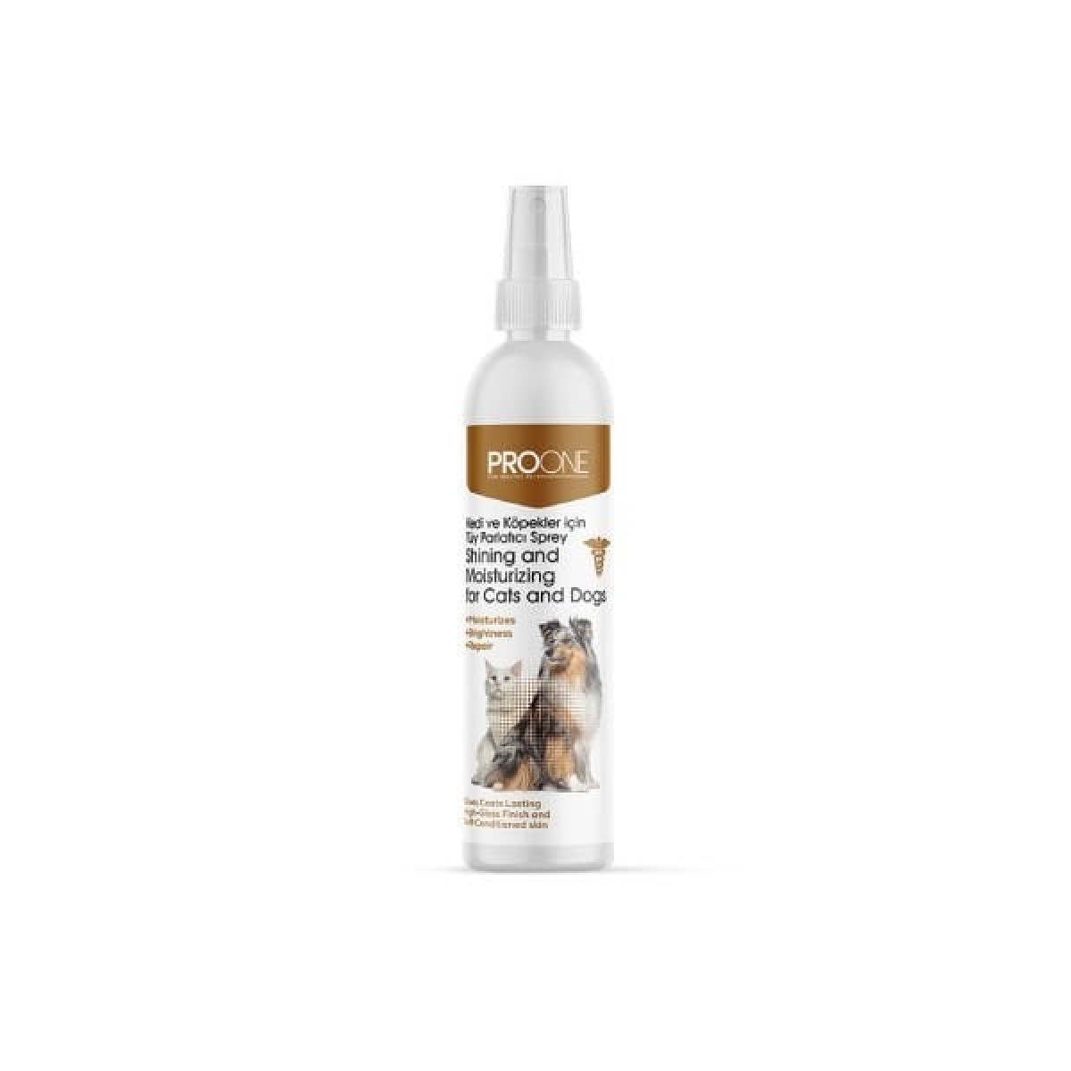 Pro One Kedi ve Köpekler için Tüy Parlatıcı Sprey 100 Ml Pro One Kedi ve Köpekler için Tüy Parlatıcı Sprey 100 Ml