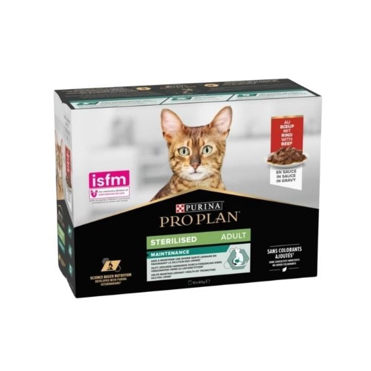 Pro Plan Sığır Etli Pouch Kısırlaştırılmış Konserve Kedi Maması 10 Adet 85 Gr