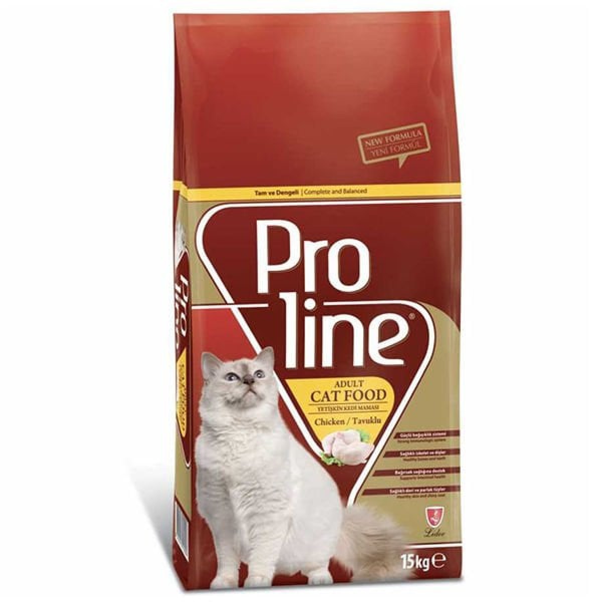 Proline Adult Tavuklu Yetişkin Kedi Maması 15 Kg Proline Adult Tavuklu Yetişkin Kedi Maması 15 Kg