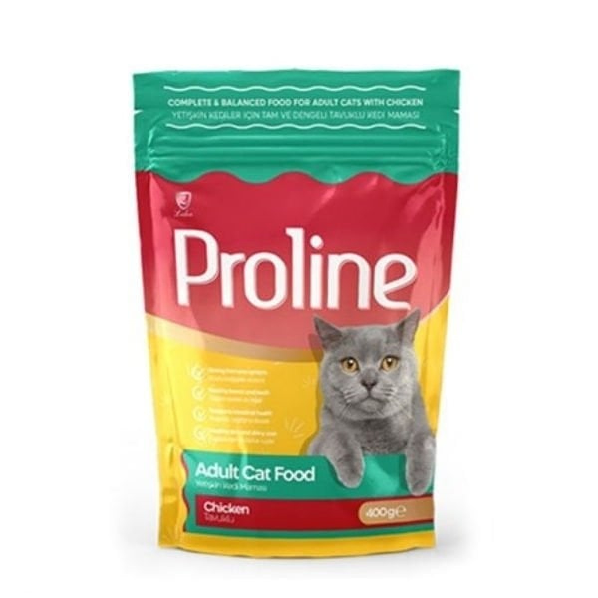 Proline Adult Tavuklu Yetişkin Kedi Maması 400 Gr Proline Adult Tavuklu Yetişkin Kedi Maması 400 Gr