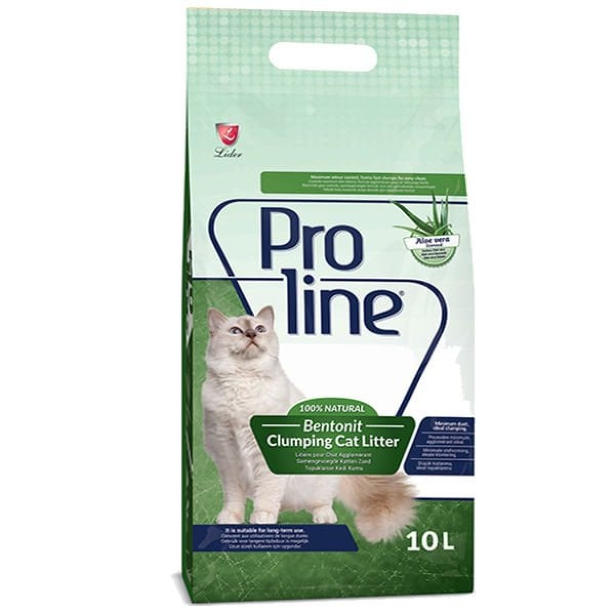 Proline Aloe Vera Kokulu Hızlı Topaklanan Bentonit Kedi Kumu 10 Lt Proline Aloe Vera Kokulu Hızlı Topaklanan Bentonit Kedi Kumu 10 Lt