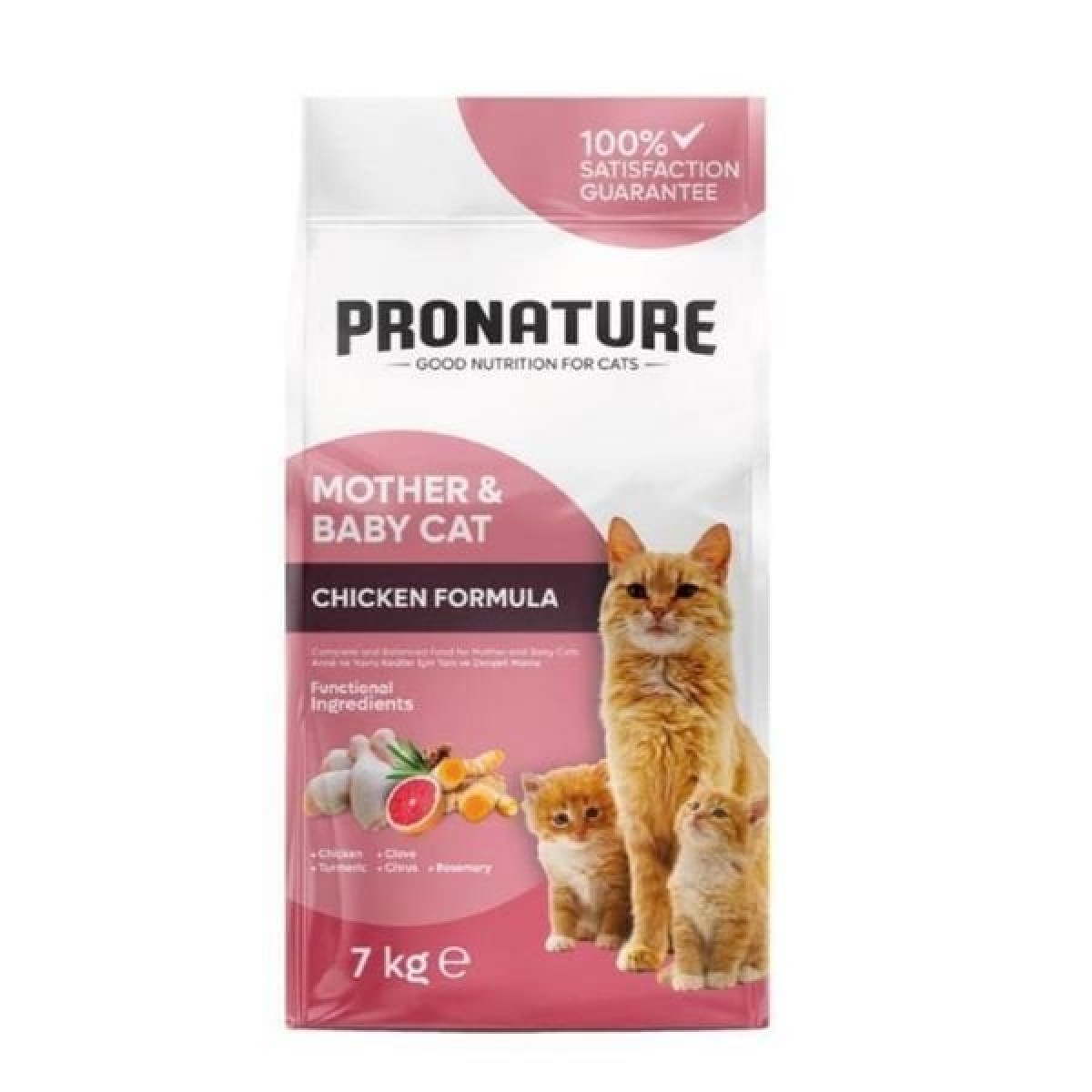 Pronature Mother & Baby Cat Tavuk Etli Anne ve Yavru Kedi Maması 7 Kg Pronature Mother & Baby Cat Tavuk Etli Anne ve Yavru Kedi Maması 7 Kg