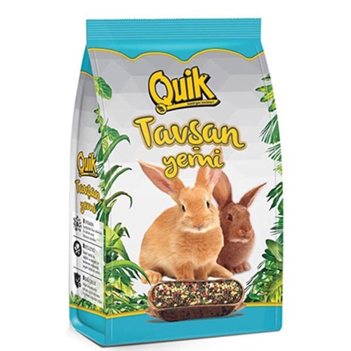 Quik Kemirgen Tavşan Yemi 750 Gr Quik Kemirgen Tavşan Yemi 750 Gr