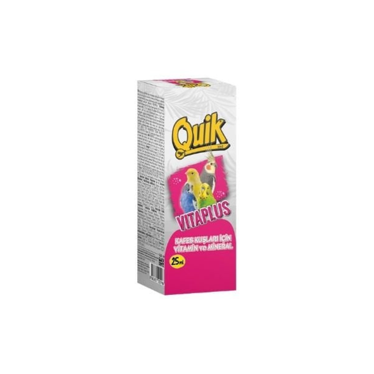 Quik Vita Plus Kuş Vitamini 25 Ml Quik Vita Plus Kuş Vitamini 25 Ml