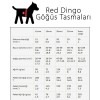 Red Dingo Flanno Desenli Köpek Göğüs Tasması Lime 20 Mm