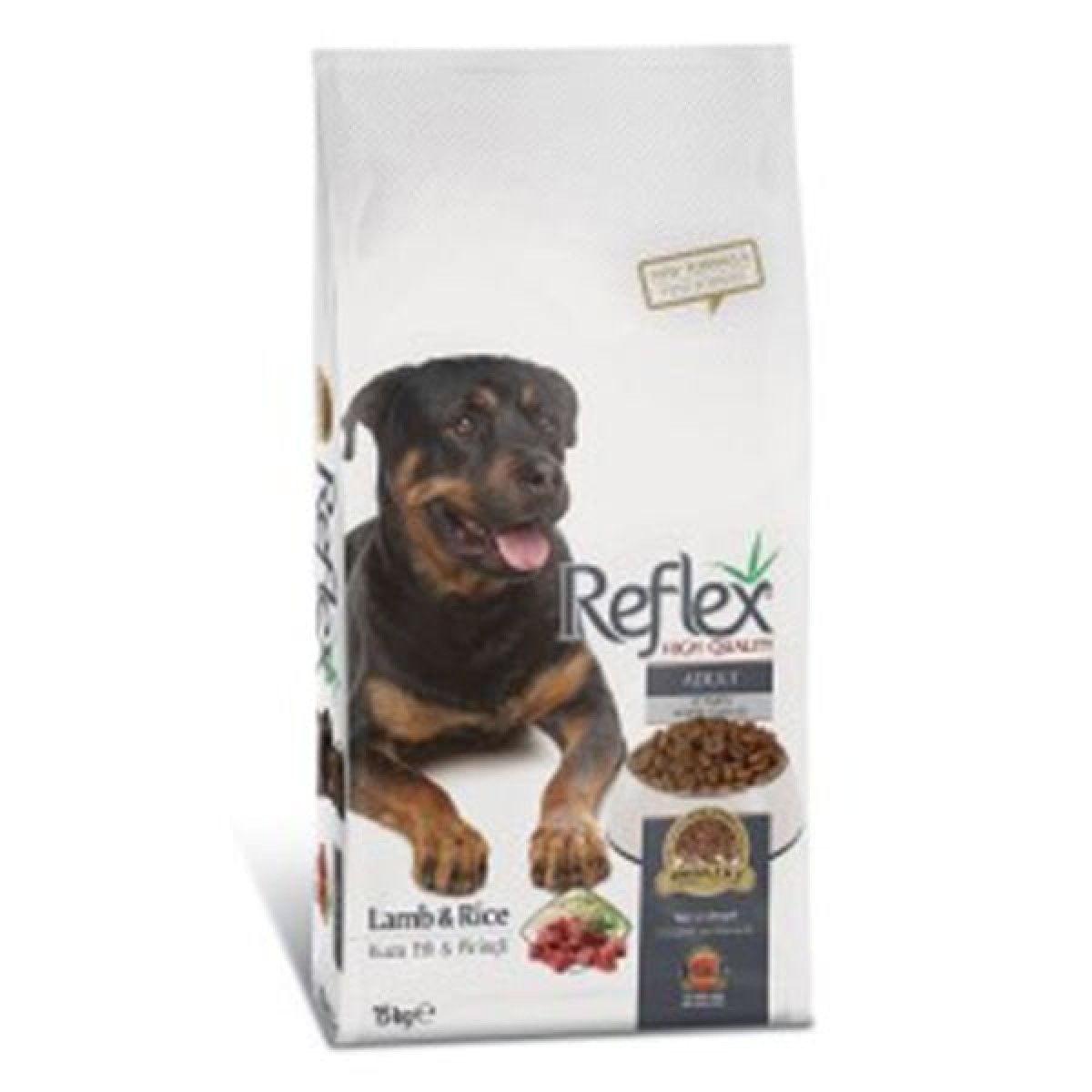 Reflex Adult Kuzu ve Pirinçli Yetişkin Köpek Maması 15 Kg