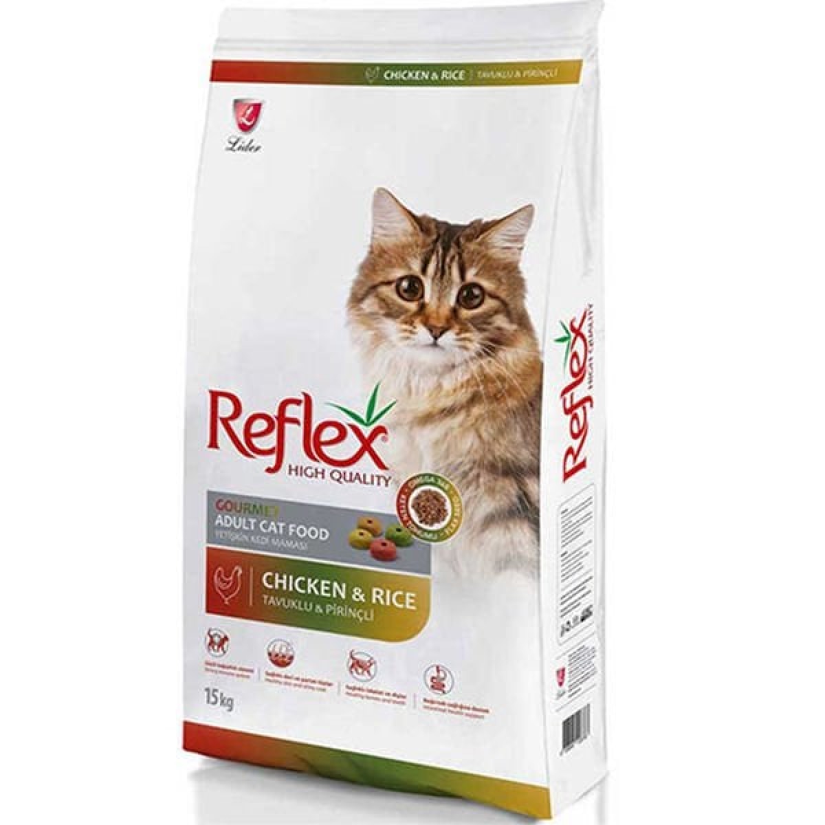Reflex Adult Renkli Taneli Tavuklu Yetişkin Kedi Maması 15 Kg Reflex Adult Renkli Taneli Tavuklu Yetişkin Kedi Maması 15 Kg