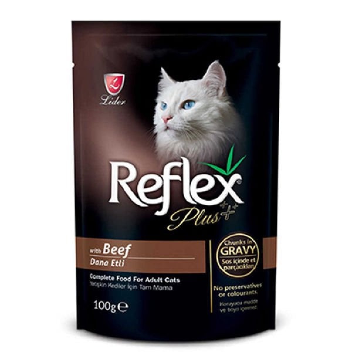 Reflex Plus Biftekli Pouch Konserve Kedi Maması 100 Gr