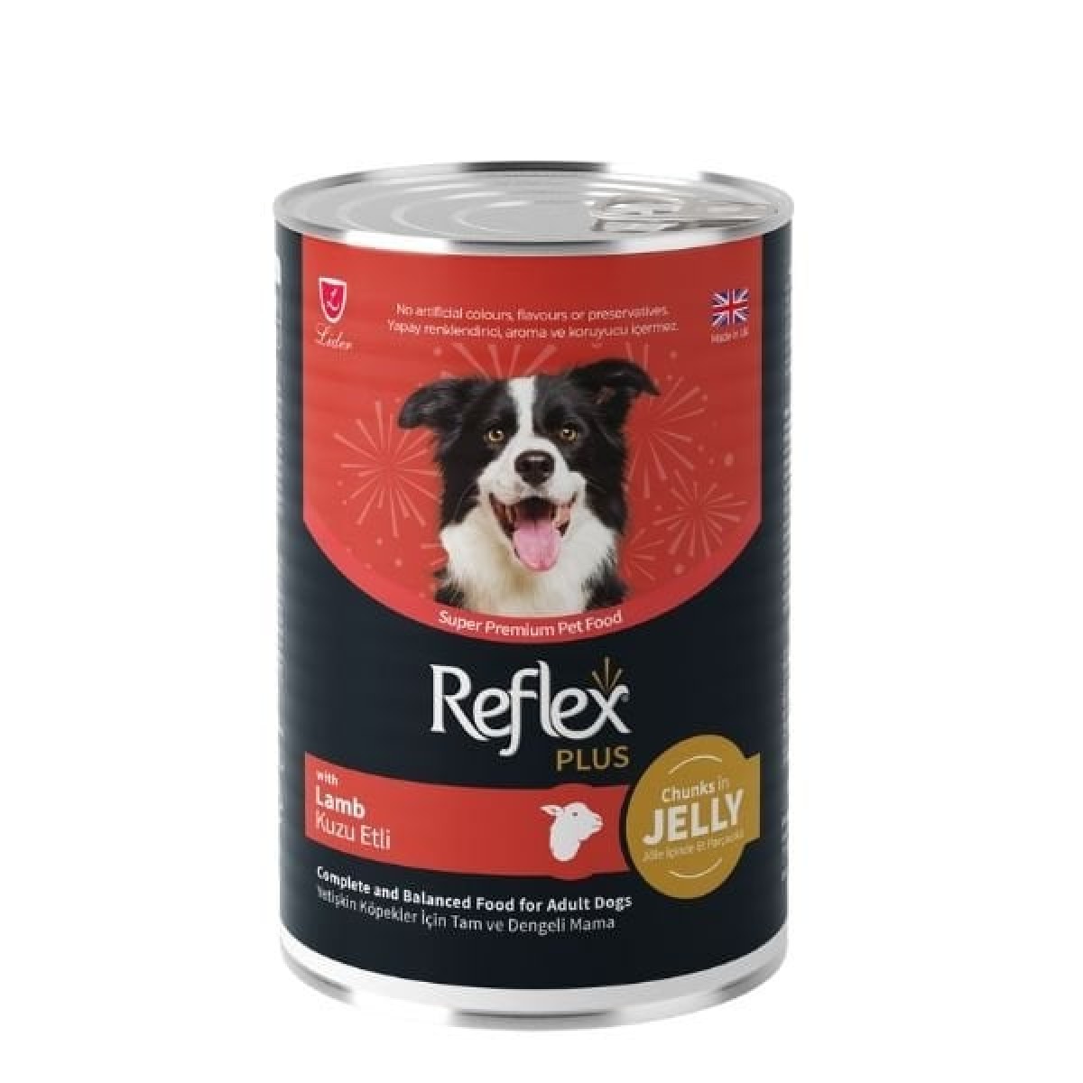 Reflex Plus Jöle İçinde Kuzu Etli Yetişkin Konserve Köpek Maması 400 Gr Reflex Plus Jöle İçinde Kuzu Etli Yetişkin Konserve Köpek Maması 400 Gr