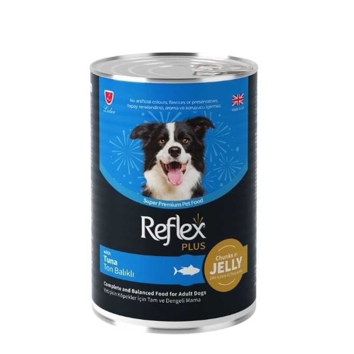 Reflex Plus Jöle İçinde Ton Balıklı Yetişkin Konserve Köpek Maması 400 Gr Reflex Plus Jöle İçinde Ton Balıklı Yetişkin Konserve Köpek Maması 400 Gr