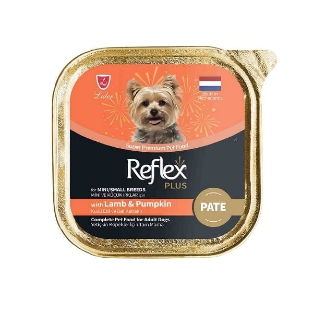 Reflex Plus Pate Kuzu Etli ve Bal Kabaklı Küçük Irk Yetişkin Konserve Köpek Maması 85 Gr Reflex Plus Pate Kuzu Etli ve Bal Kabaklı Küçük Irk Yetişkin Konserve Köpek Maması 85 Gr