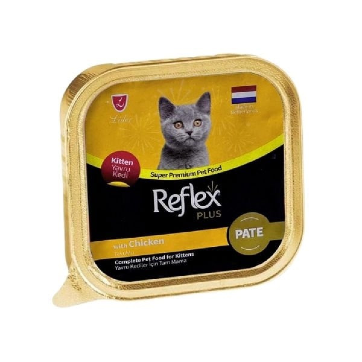 Reflex Plus Pate Tavuk Etli Yavru Konserve Kedi Maması 85 Gr Reflex Plus Pate Tavuk Etli Yavru Konserve Kedi Maması 85 Gr