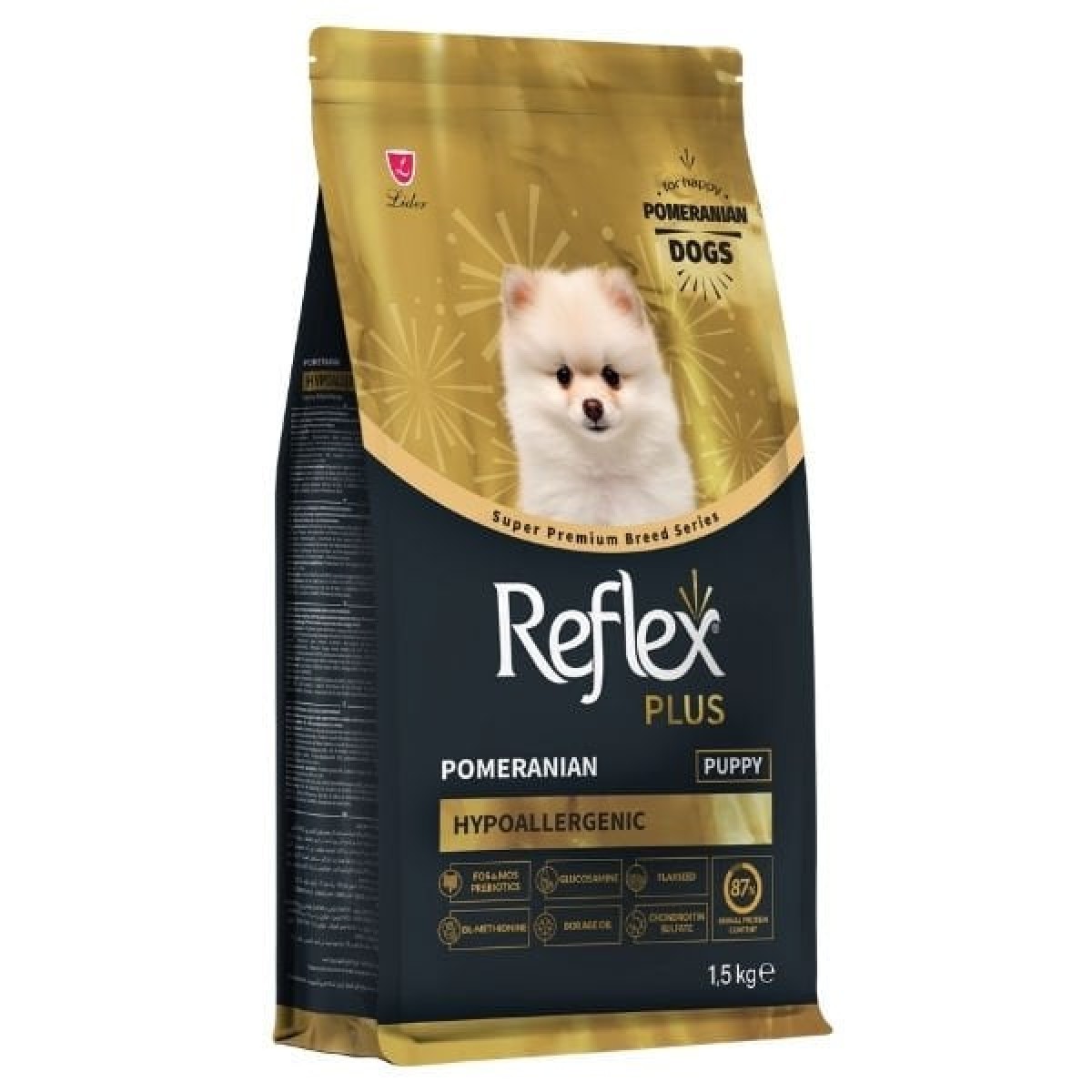Reflex Plus Pomeranian Hypoallergenic Tavuklu Yavru Köpek Maması 1.5 Kg Reflex Plus Pomeranian Hypoallergenic Tavuklu Yavru Köpek Maması 1.5 Kg