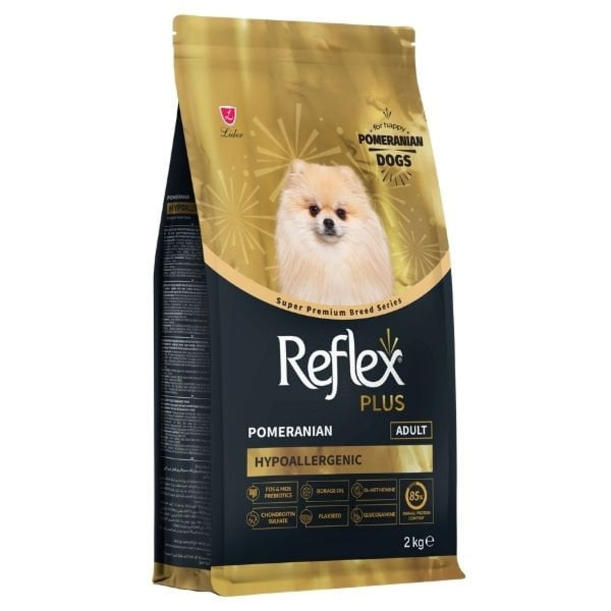 Reflex Plus Pomeranian Hypoallergenic Tavuklu Yetişkin Köpek Maması 2 Kg Reflex Plus Pomeranian Hypoallergenic Tavuklu Yetişkin Köpek Maması 2 Kg