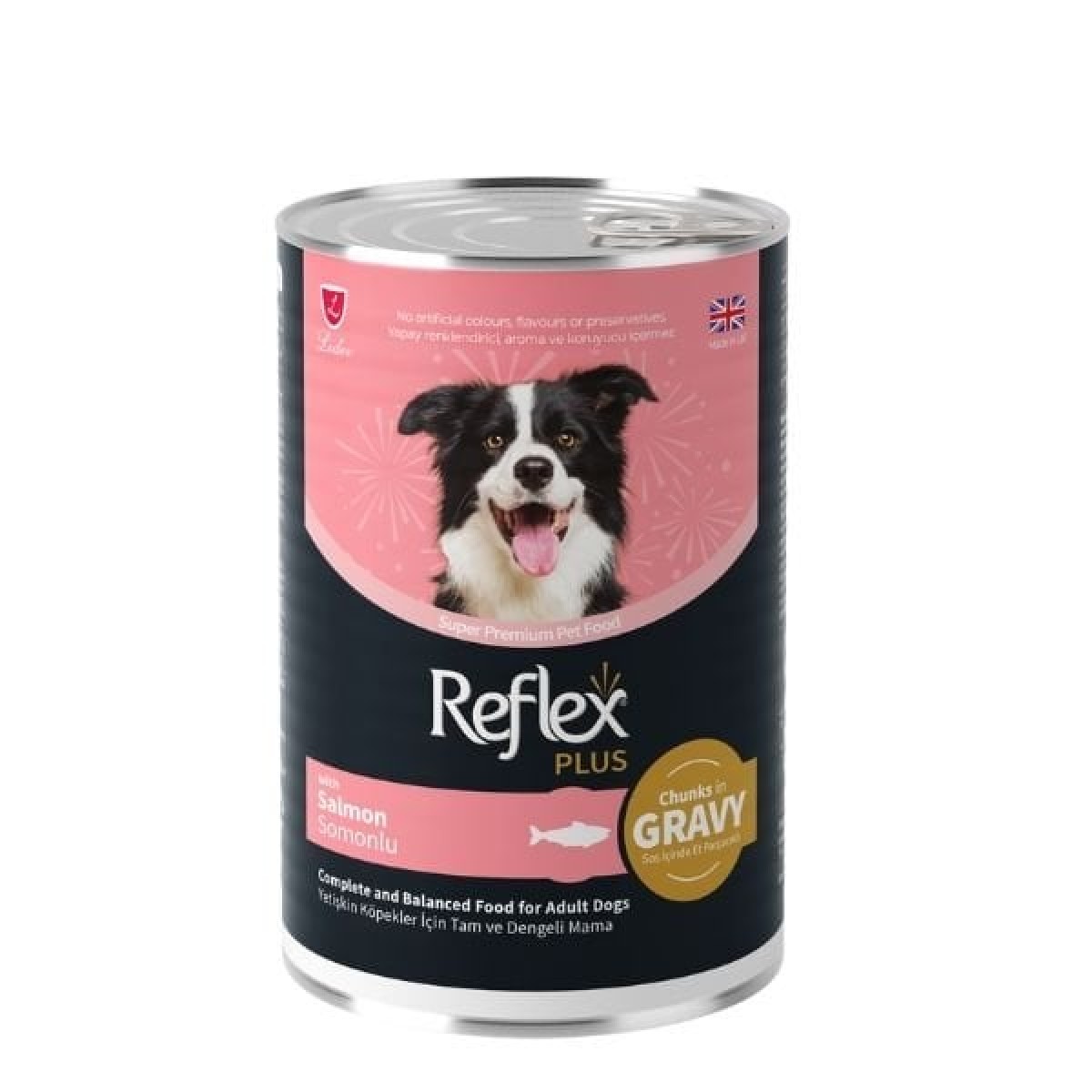 Reflex Plus Sos İçinde Somonlu Yetişkin Konserve Köpek Maması 400 Gr Reflex Plus Sos İçinde Somonlu Yetişkin Konserve Köpek Maması 400 Gr