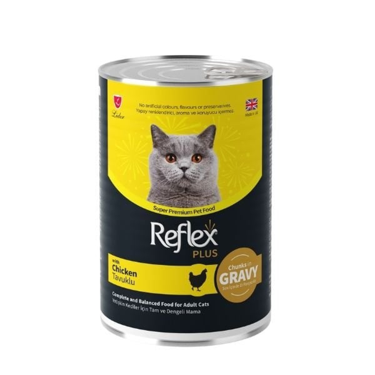 Reflex Plus Sos İçinde Tavuklu Yetişkin Konserve Kedi Maması 400 Gr Reflex Plus Sos İçinde Tavuklu Yetişkin Konserve Kedi Maması 400 Gr